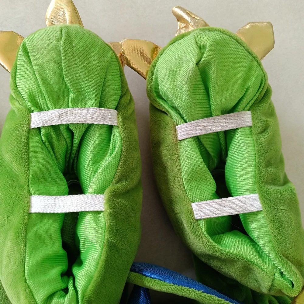 Dragon Halloween Costume Plush Velour with Stuffed Head